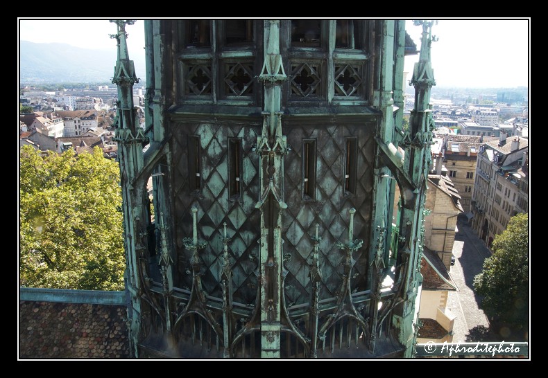 054 De la tour Nord, vue sur la flèche
